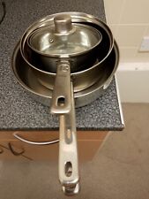 Pan set stainless for sale  ROCHDALE