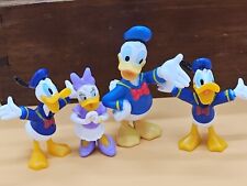 4- Lote de 3 Figuras PVC Pato Donald y 1 Pato Margarita Disney Cake Toppers  segunda mano  Embacar hacia Argentina
