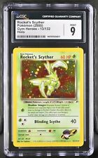 2000 PSA CGC 9 MINT Rocket's Scyther Gym Heroes Holo Pokemon Card #13 CLEAN LOOK for sale  Shipping to South Africa