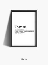 Shower definition print for sale  PULBOROUGH