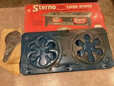 Used, Vintage Sterno Double Service Cook Stove 46 w/Box Camping Hunting Outdoor Heat for sale  Shipping to South Africa