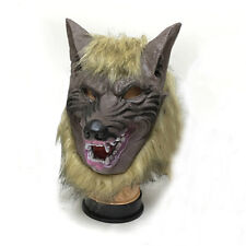 Máscara facial Wolfman lobisomem lobo máscara completa fantasia falsa adereço Halloween novidade, usado comprar usado  Enviando para Brazil