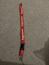 Red supreme lanyard for sale  MANCHESTER
