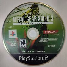 Metal Gear Solid 3: Subsistence PS2 (SOMENTE DISCO 1) Testado FUNCIONA!, usado comprar usado  Enviando para Brazil