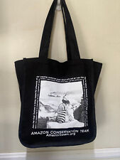 Amazon Conservation Team Edição Limitada Kogi Black Tote Bag - 15" x 13" comprar usado  Enviando para Brazil