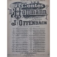 OFFENBACH Jacques Les Contes d'Hoffmann No. 7 piano singing, used for sale  Shipping to South Africa