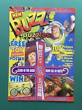 Buzz Puzzles Toy Story Issue #1 (1995) Magazine With Boomerang Gift Poster segunda mano  Embacar hacia Argentina