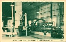 Used, Vtg Postcard Harrisburg IL Sahara Coal Co Where Liquid Oxygen is Made Explosives for sale  Bremerton