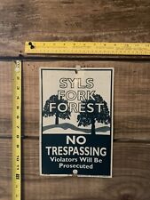 Trespassing sign syls for sale  Hoschton