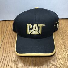 Sombrero de béisbol Caterpillar CAT VIP bordado oro negro dorado gorra correa trasera segunda mano  Embacar hacia Argentina