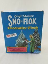 VTG Sno Flok Flocking 1 lb box Craft Master 77103 REFILL for sale  Shipping to South Africa