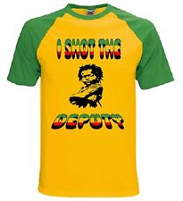 Camiseta I SHOT THE DEPUTY - Reggae Bob Marley Rasta Rastafarian - Tamanho P a XXL, usado comprar usado  Enviando para Brazil