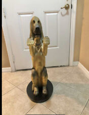 VTG BOMBAY COMPANY “SIR HAWTHORNE HOUND DOG" BUTLER LIFE SIZE BlOODHOUND STATUE for sale  Fort Myers