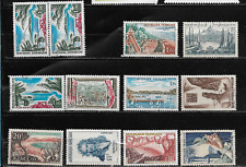 12 estampillas postales usadas de República de Francia y Colonias 9-634 segunda mano  Embacar hacia Argentina
