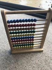 Wooden abacus coloured for sale  BURY ST. EDMUNDS