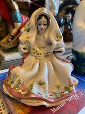 Dama ceramica dipinta usato  Livorno