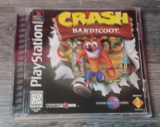 Crash Bandicoot (Sony PlayStation 1, 1996) PS1 Completo Etiqueta Negra PROBADO EN CAJA segunda mano  Embacar hacia Argentina