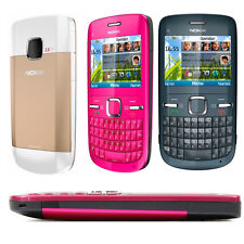 Teclado telefone desbloqueado original Nokia C Series C3-00 Bluetooth FM JAVA 2MP WIFI comprar usado  Enviando para Brazil