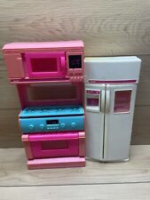 Used, Vintage 1994 Barbie Kitchen Set Fridge Stove Sink Food NO Accessories Missing  for sale  Shipping to South Africa