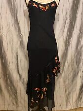 Vestido Transparente Vintage Betsey Johnson New York Black Label Negro Talla 10 Raro Y2K segunda mano  Embacar hacia Argentina