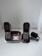 Panasonic KX-TG6521 DECT 6.0 Plus Cordless Phone Answering System purple 2 hand for sale  Shipping to South Africa