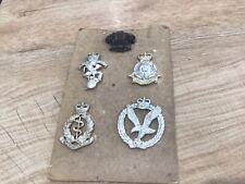 Military badges card for sale  YORK
