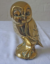 Used, VINTAGE SOLID BRASS OWL ORNAMENT for sale  Shipping to South Africa