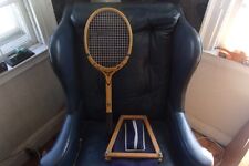 Antique TAD Davis Coronet Wooden Tennis Racquet, used for sale  Shipping to South Africa
