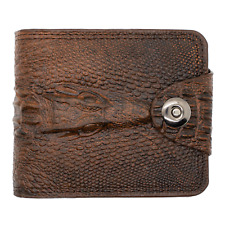 Leather wallet crocodile for sale  NEWTON ABBOT