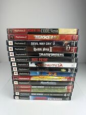 Lot Of 15 PS2 PlayStation 2 Games In Cases Tested, Guitar Hero, Devil May Cry,, used for sale  Shipping to South Africa