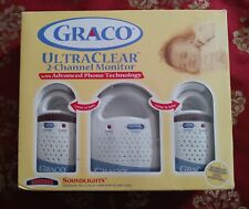 Tecnología de sonido y luces multicanal para monitor de bebé Graco UltraClear teléfono segunda mano  Embacar hacia Argentina