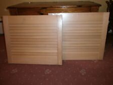 Pair louvre cupboard for sale  BOLTON