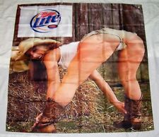 MILLER LITE 3'X5' FLAG BANNER MILLER HIGH LIFE MAN CAVE GARAGE DORM BAR SHOP for sale  Shipping to South Africa