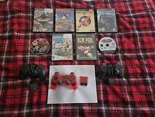 3 Playstation 2 Controllers And 8 PS2 Games Bundle Lot for sale  Shipping to South Africa
