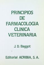 PRINCIPIOS DE FARMACOLOGÍA CLÍNICA VETERINARIA de Baggot, usado segunda mano  Embacar hacia Argentina