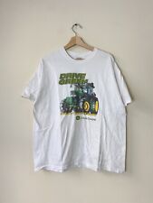 Camiseta blanca vintage John Deere Drive verde corte de césped arte - XL, usado segunda mano  Embacar hacia Argentina