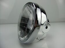 Chrome motorcycle headlight for sale  Shipping to Ireland