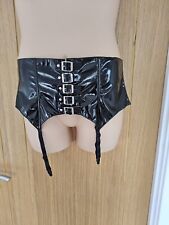 Black pvc suspender for sale  NEWARK