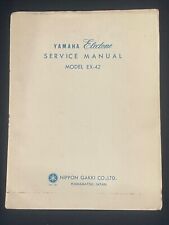 RARE ORIGINAL Yamaha Electone Organ EX-42 Service Manual for sale  Shipping to South Africa
