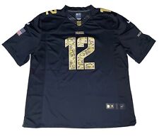 Camiseta Nike Green Bay Packers Aaron Rodgers masculina 3XL preta saudação ao serviço comprar usado  Enviando para Brazil
