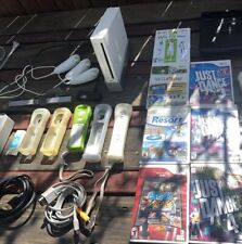 Nintendo Wii RVL-001 512 MB Home Console - White Plus Games - Works Great! for sale  Shipping to South Africa