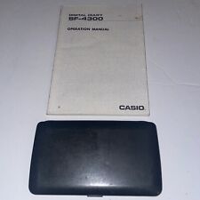 Organizador electrónico calculadora Casio 32 KB diario digital SF-4300 con manual, usado segunda mano  Embacar hacia Argentina