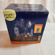 Lemax Pumpkin Hollow Spooky Town monstro enjaulado animado iluminado 2004 comprar usado  Enviando para Brazil