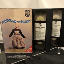 The Sound of Music VHS 2 Conjunto de Fitas - Vintage 1986 CBS Fox Video - Julie Andrews comprar usado  Enviando para Brazil