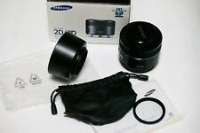 Samsung NX 45mm F1.8 2D/3D Lens, Black, used for sale  Shipping to South Africa
