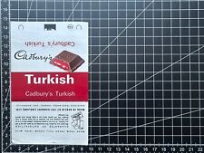 Vintage cadburys turkish for sale  NORWICH