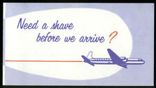 TACA Airlines Precisa de um barbear Remington antes de chegarmos? Pasta de companhias aéreas década de 1950 comprar usado  Enviando para Brazil