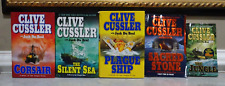 Usado, 5 romances Clive Cussler corsário, mar silencioso, navio da peste, pedra sagrada, selva HC comprar usado  Enviando para Brazil