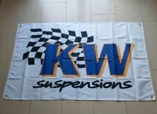 KW SUSPENSIONS bandera/bandera/mercancía/publicidad/mural/carreras/deportes de motor/tuning segunda mano  Embacar hacia Argentina