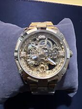 Forsining masculino esqueleto mecânico impermeável relógio de luxo ideia de presente dourado comprar usado  Enviando para Brazil